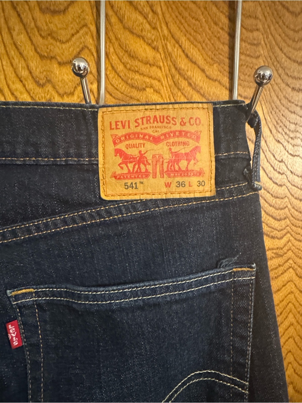 Levi's Men’s 541 Relaxed Fit Jeans in Dark Blue